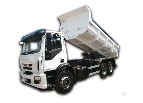 Caminhão basculante para transporte de materiais