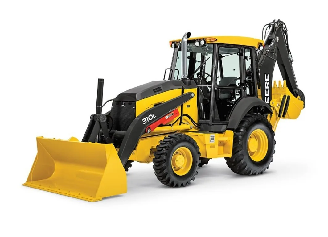 Retro escavadeira John Deere 310L
